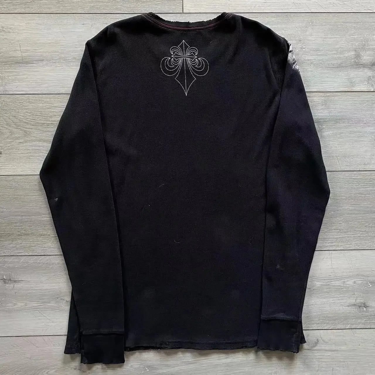 Affliction Long sleeved T shirt Fashion Round Neck Oversized T shirt New  Mens Womens Casual Gothic Clothing Tops Streetwear