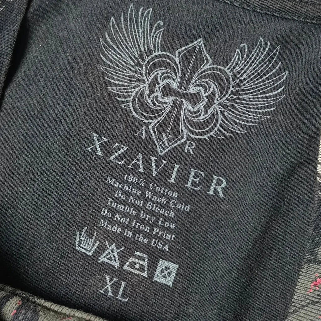 Xtreme T shirt Men Y2K Fashion Bible Scripture Pattern Printed Short Sleeves Affliction High Street Gothic Tide Cotton T shirts