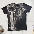 Xtreme T shirt Men Y2K Fashion Bible Scripture Pattern Printed Short Sleeves Affliction High Street Gothic Tide Cotton T shirts