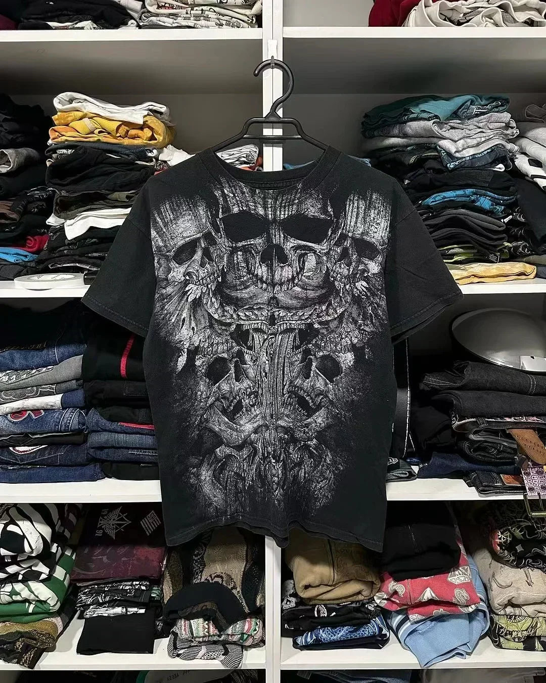 Boy Affliction Retro Red Shirt Street Y2K American Fashion Street Men and Women Loose T-shirt Casual Tops New Oversized t shirt