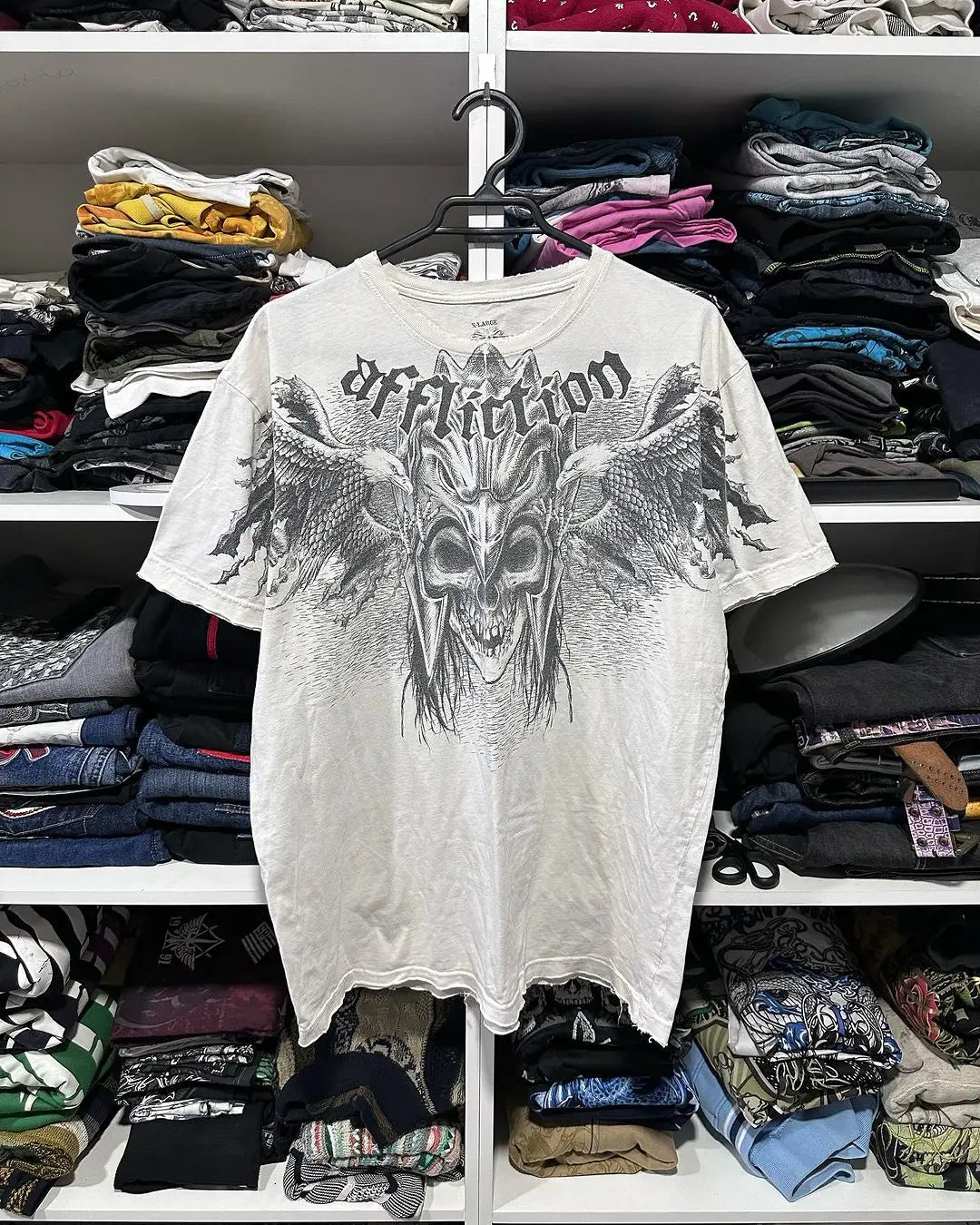 Xtreme T shirt Men Y2K Fashion Bible Scripture Pattern Printed Short Sleeves Affliction High Street Gothic Tide Cotton T shirts