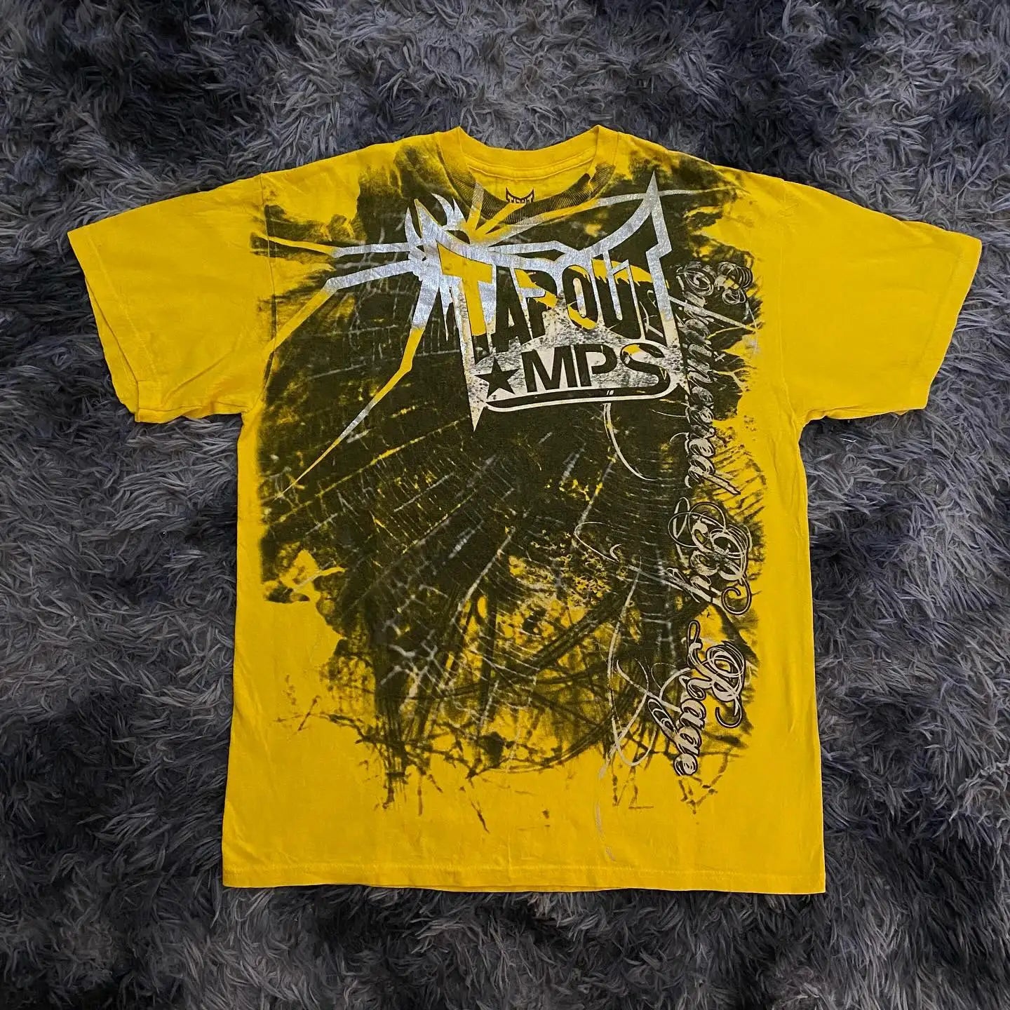 2000s Affliction Gothic T shirt Y2K Cotton Print T shirt Retro Street Letters For Men and Women Tops Graphic T shirts Street sty