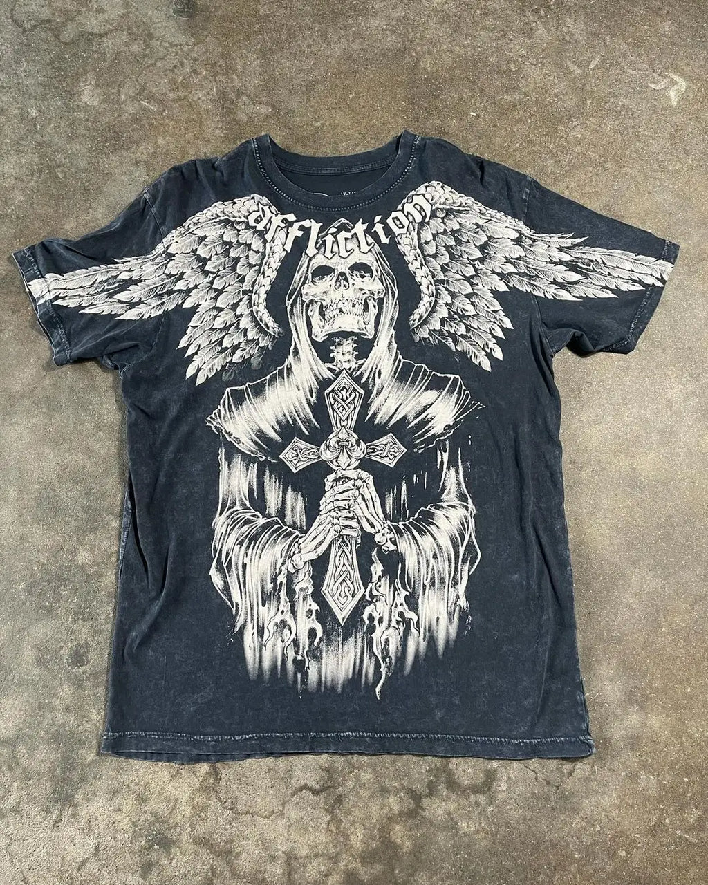 Xtreme T shirt Men Y2K Fashion Bible Scripture Pattern Printed Short Sleeves Affliction High Street Gothic Tide Cotton T shirts